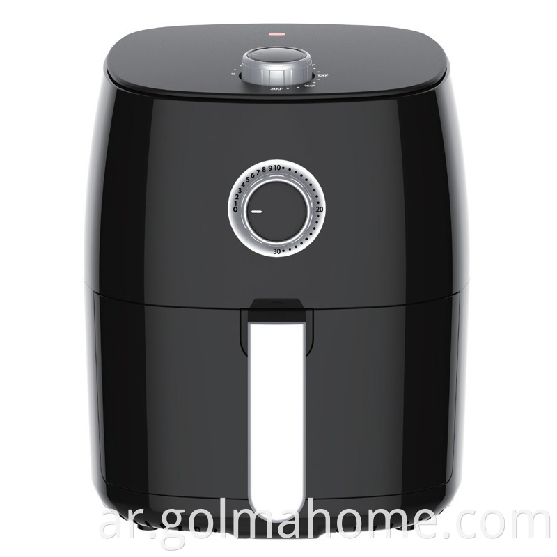 2.5L Electric Air Fryer Oil Free Healthy Cooking Digital Controls Removable Dishwasher-Safe Pan Home Deep Fryer